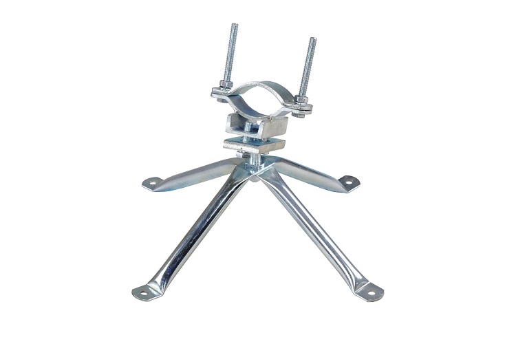 Support de montage à 4 points avec rotule réglable pour fixation de miroir
