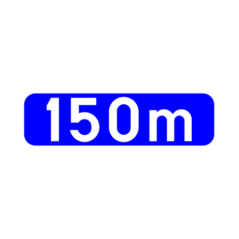 Onderbord G type Ia. Afstand