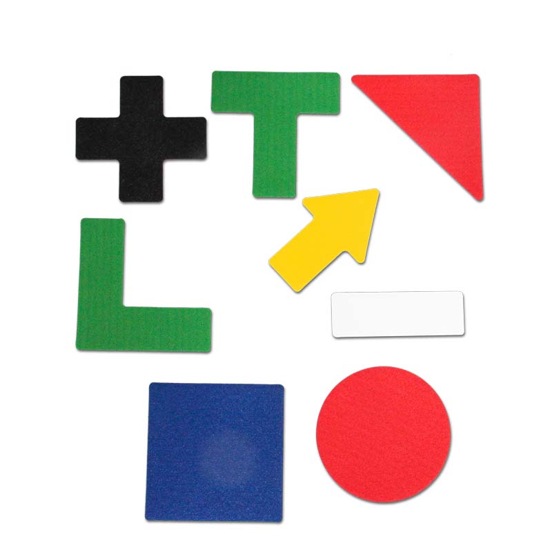 Ruban PVC pour le marquage au sol (formes)