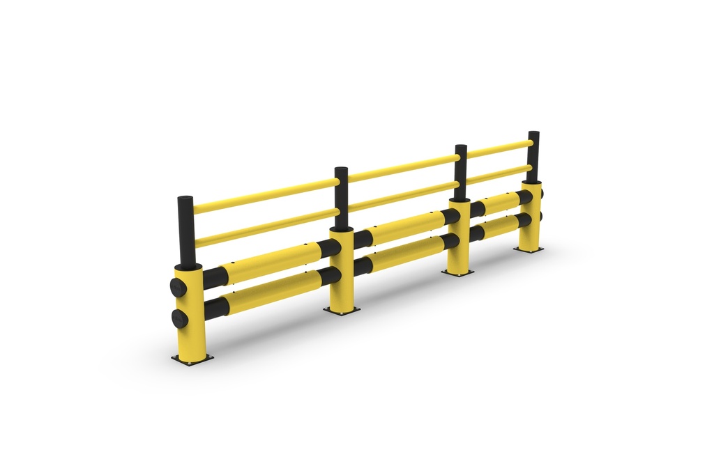 Modulaire verkeersbarrière in flexibele kunststof "Lima"