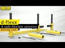 Modulaire verkeersbarrière in flexibele kunststof "Echo"