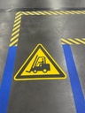 Anti-slip sjabloon "Opgelet voor vorkliften"