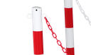 Paaltjes met kettingen (Set van 6)