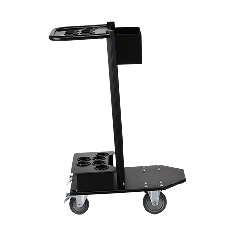 Paaltjes met kettingen (Set van 6) + Trolly