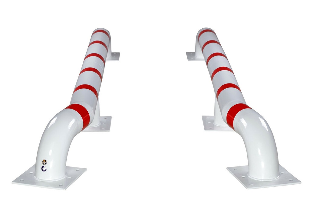 Modulaire wielgeleiders in staal  (set van 2) 