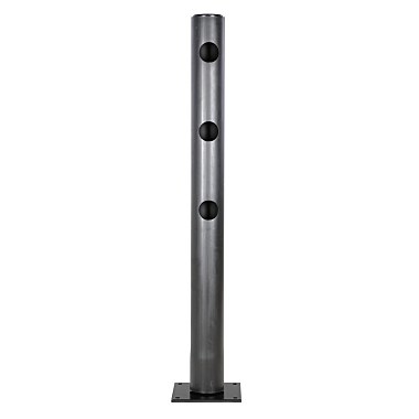 Barrière de sécurité modulaire à 3 rails en PVC flexible "Delta"