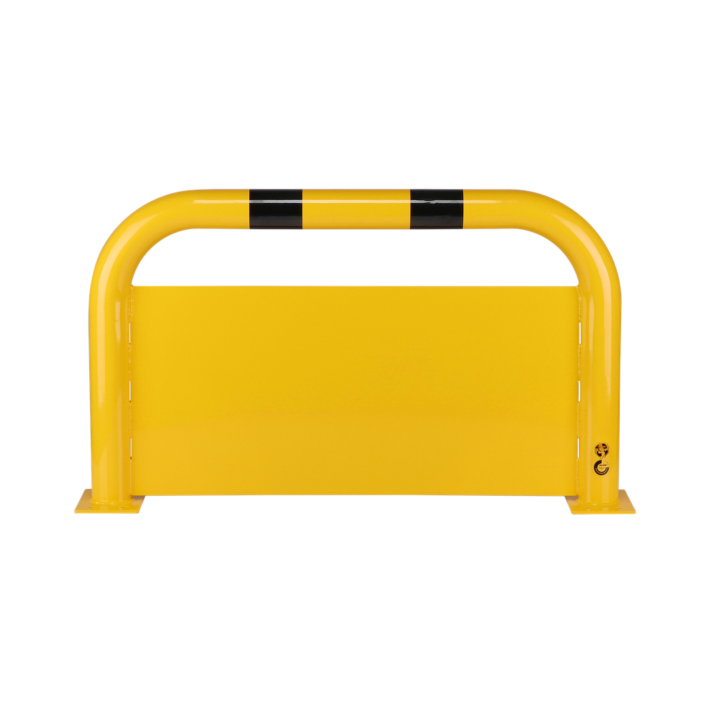 Arceau de protection en acier avec plaque anti-encastrement