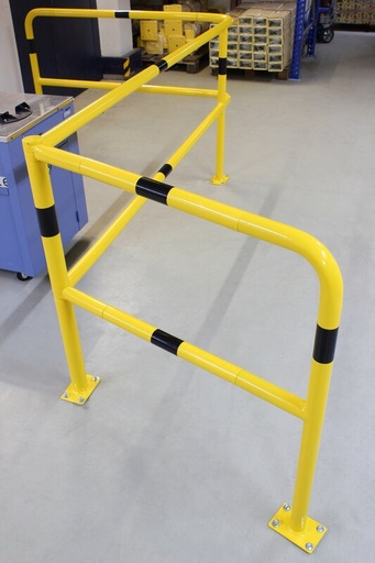 Modulaire veiligheidsreling in staal ∅ 48 mm