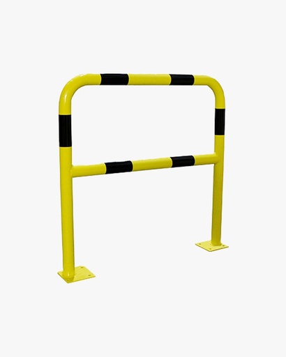 Barrière de sécurité en acier avec platines