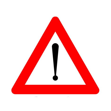 Verkeersbord A51. Gevaar
