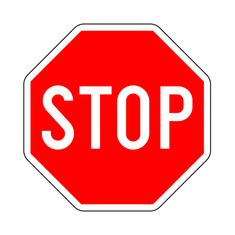 Verkeersbord B5. Stoppen en voorrang verlenen