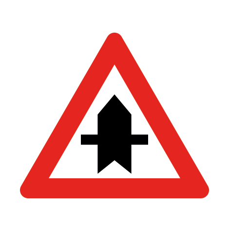 Verkeersbord B15. Voorrang