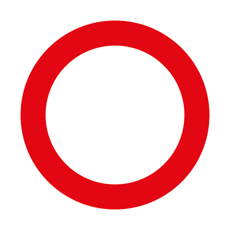 Panneau d'interdiction C3. Accès interdit à tout conducteur