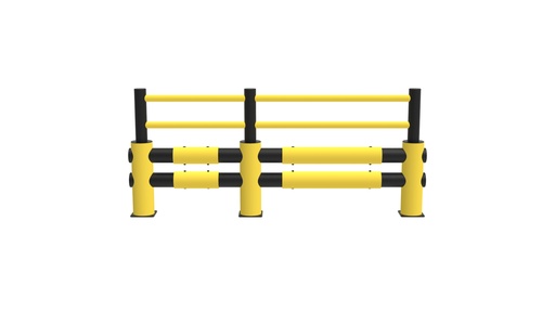 Modulaire verkeersbarrière in flexibele kunsstof "Lima"