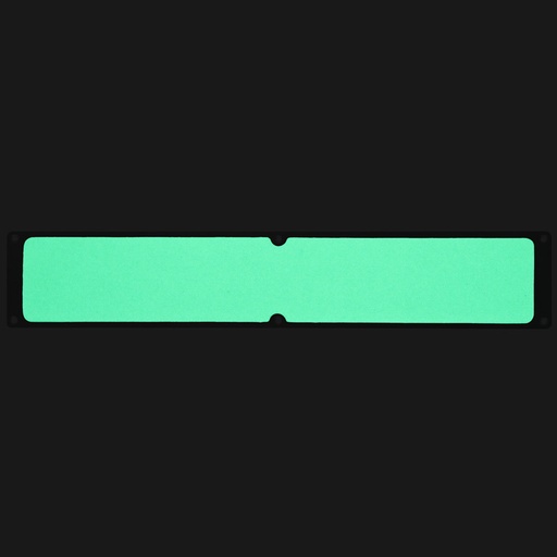 Antislip paneel in aluminium "Glow-in-the-dark"