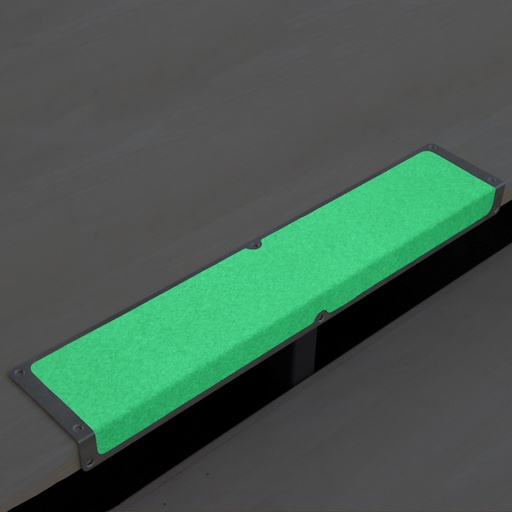 Antislip trappaneel in aluminium "Glow-in-the-dark"