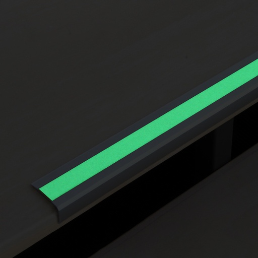 Antislip aluminium trapneus "Glow-in-the-dark"