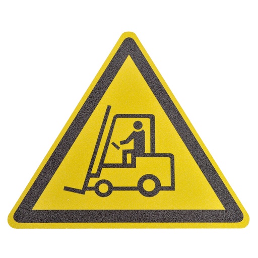 Antislip vloersticker "Opgelet voor vorkliften"
