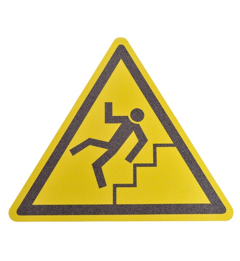 Antislip vloersticker "Opgelet voor trap"