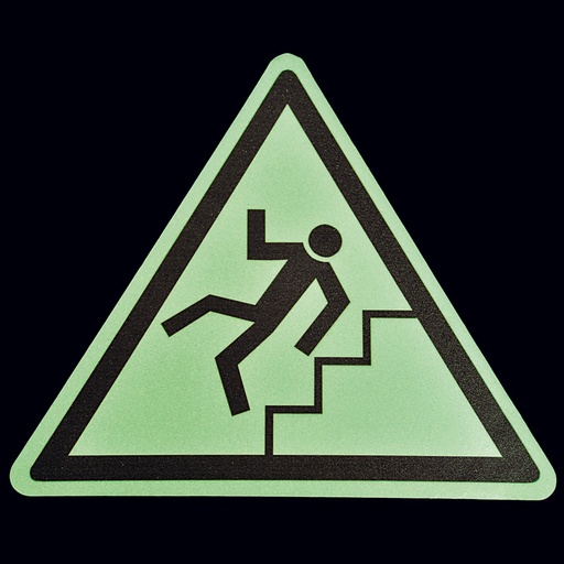 Antislip vloersticker "Opgelet voor trap"