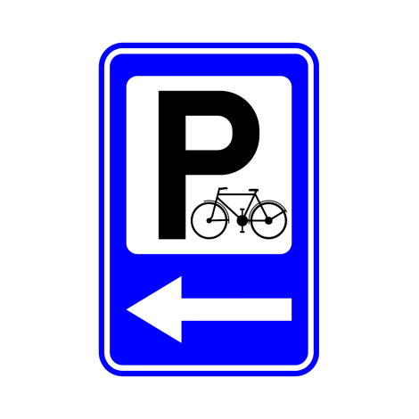 Verkeersbord F59b. Fietsparking
