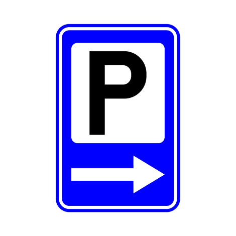 Verkeersbord F59. Parking