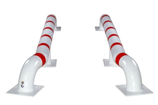 Modulaire wielgeleiders in staal  (set van 2) 